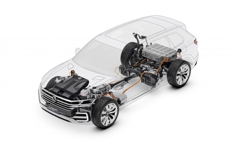 Схема Volkswagen T-Prime Concept GTE 2016 года  (фото 59 из 59)